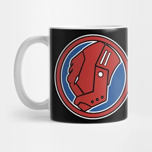 Red, White, and Robots Mug